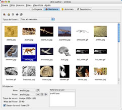 La mediateca del JClic author en un Mac OS X