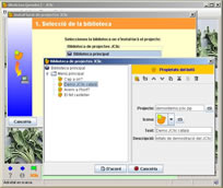 Organitzant la biblioteca de projectes amb el JClic en Windows 2000 i Java 1.5